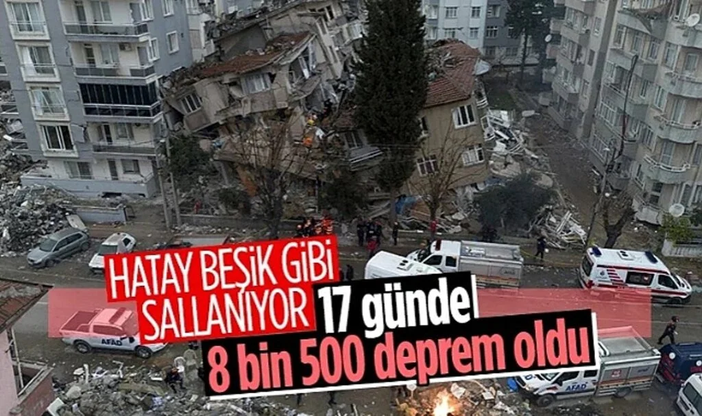 Deprem Bölgesinde 8 Bin 550 Artçı Meydana Geldi