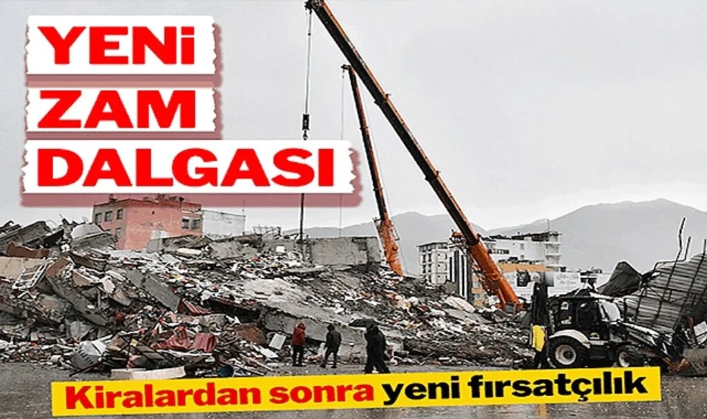 Deprem Bölgesinde Asansörlü Vinç Fiyatları 10’a Katlandı