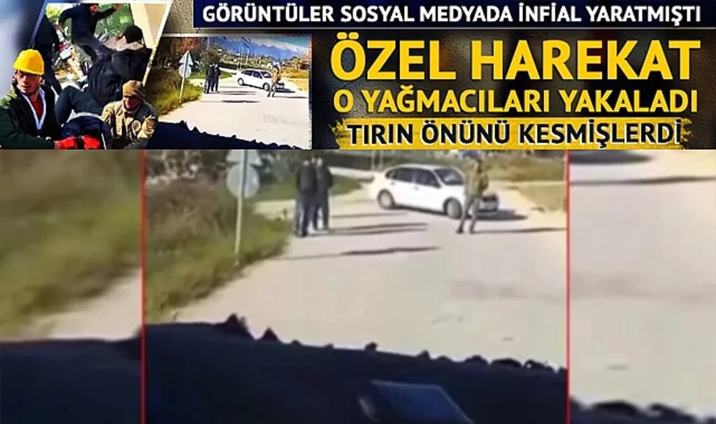 Deprem bölgesine yardım malzemesi götüren tırın önünü kesmişlerdi! İnfial yaratan görüntüler sonrası Özel Harekat o yağmacıları tek tek yakaladı