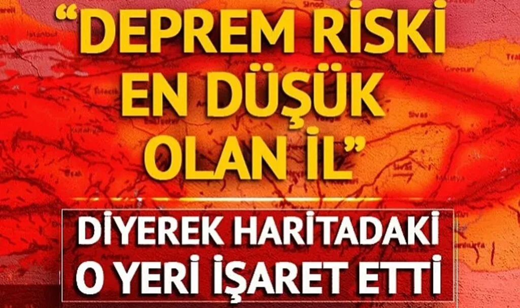 'Deprem Riski En Düşük Olan İl" Diyerek Haritadaki O Yeri İşaret Etti! Günlerdir Herkes Araştırıyordu... İstanbul İçin Önemli Uyarı