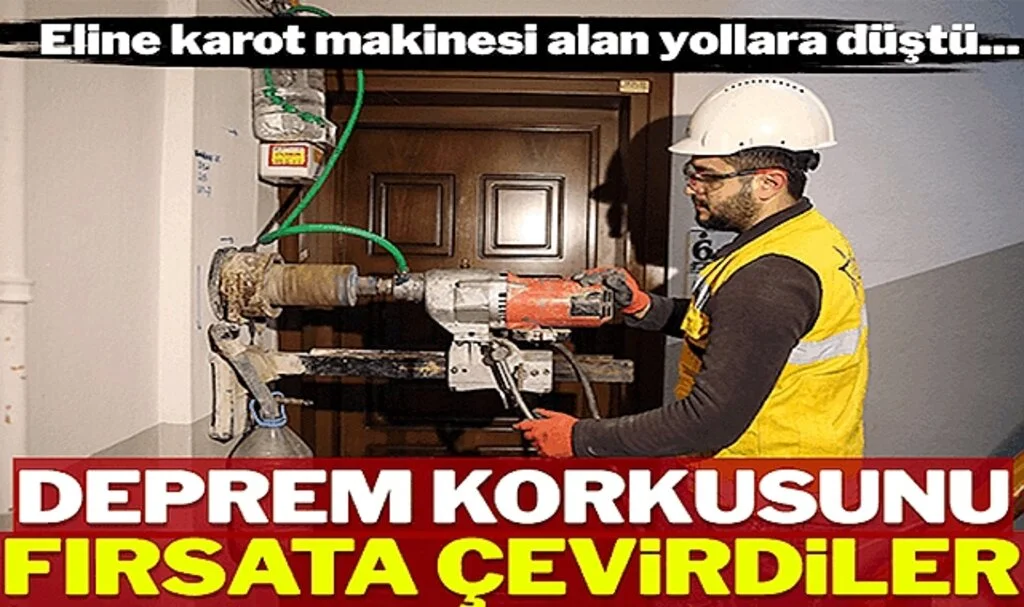 Deprem Sonrası Bina Dayanıklılık Testlerine Zam: Eline Karot Makinesi Alan…