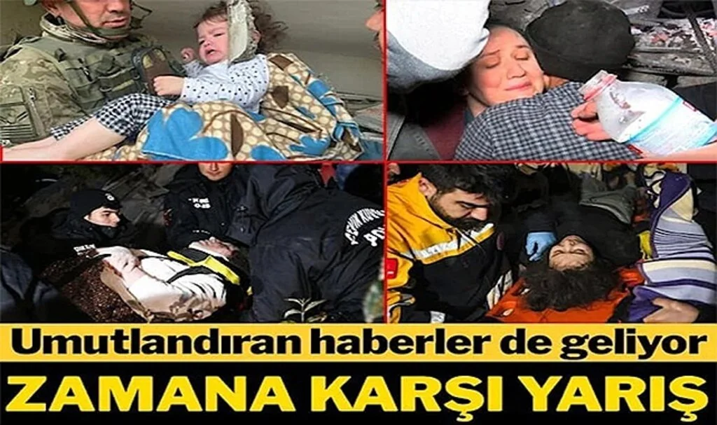 Depremde Zamana Karşı Yarış! Umutlandıran Haberler De Geliyor