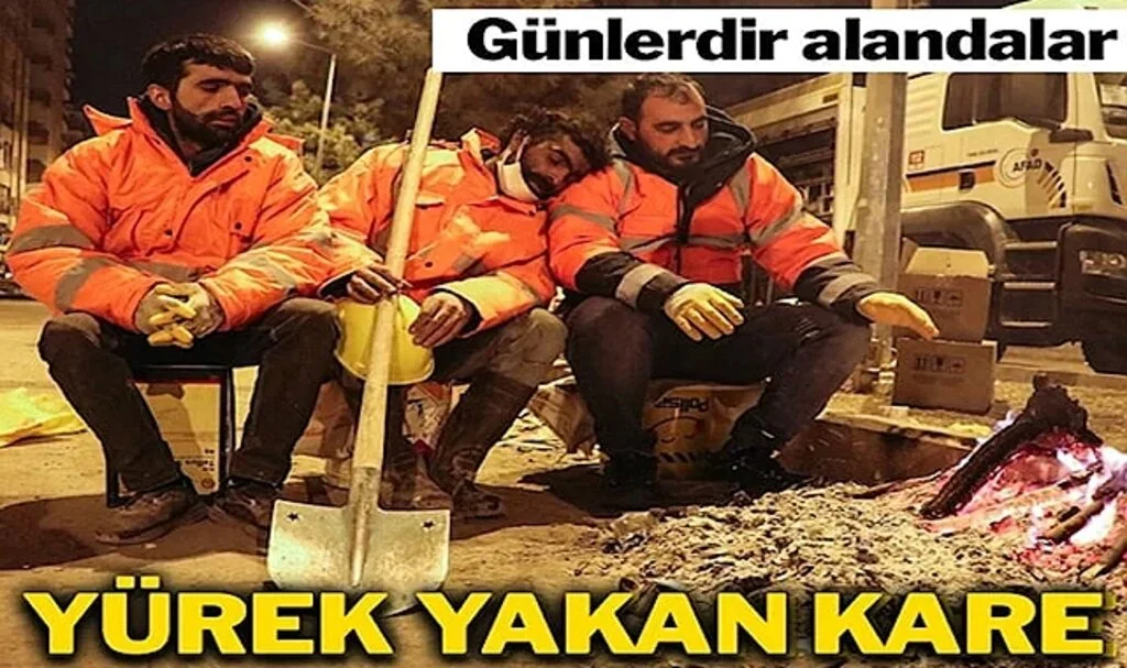 Diyarbakır’daki Arama Kurtarma Çalışmalarında Yürek Burkan Fotoğraf