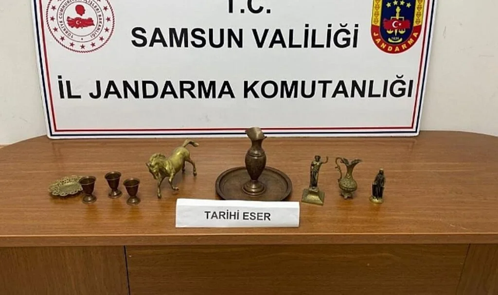 Diyarbakır'dan Samsun'a Getirilen Tarihi Eserler Ele Geçirildi