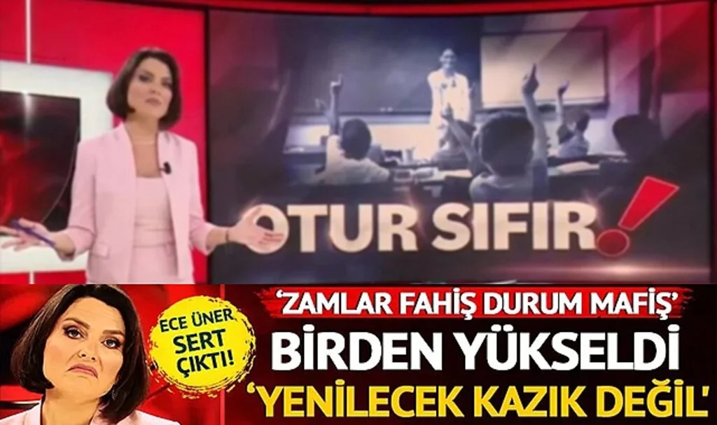 Ece Üner birden yükseldi çok sert çıktı! 'Zamlar fahiş durum mafiş, yenilecek kazık değil' Sayı 250 bini aştı
