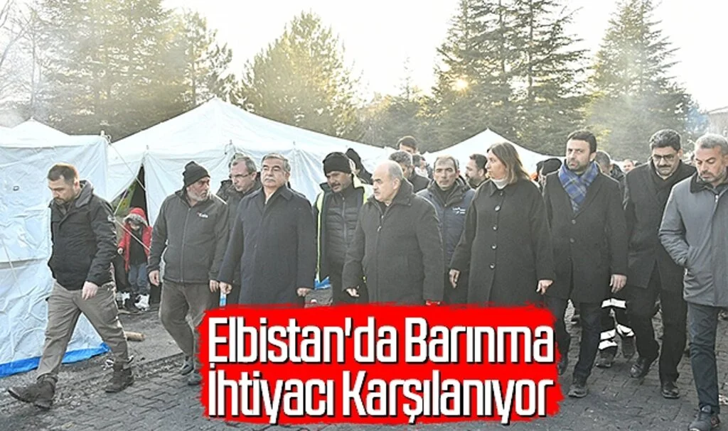 Elbistan'da Barınma İhtiyacı Karşılanıyor
