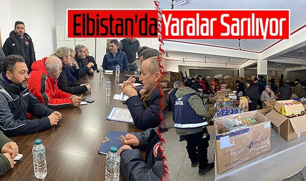 Elbistan'da Yaralar Sarılıyor