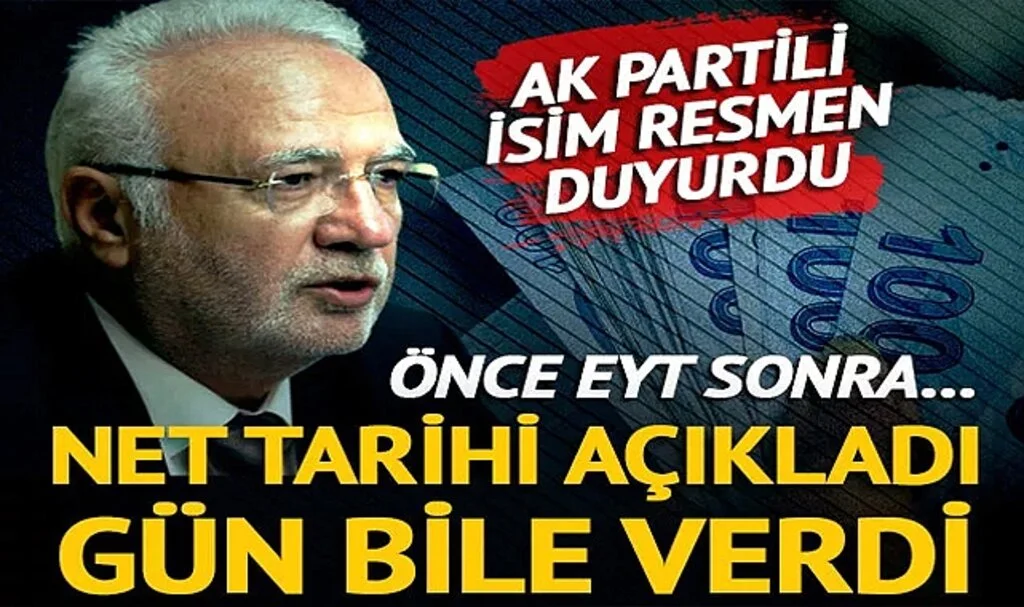 EYT SON DAKİKA: AK Parti'den EYT açıklaması: Elitaş net tarihi açıkladı, gün verdi: İkinci gündem ise yapılandırma...
