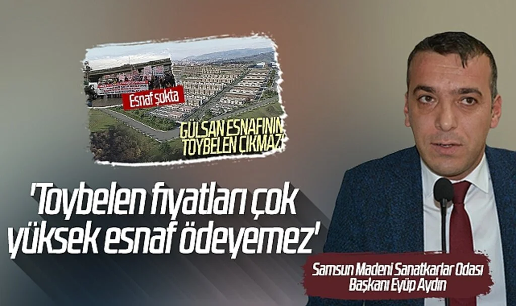 Eyüp Aydın: 'Toybelen Fiyatları Çok Yüksek Esnaf Ödeyemez'
