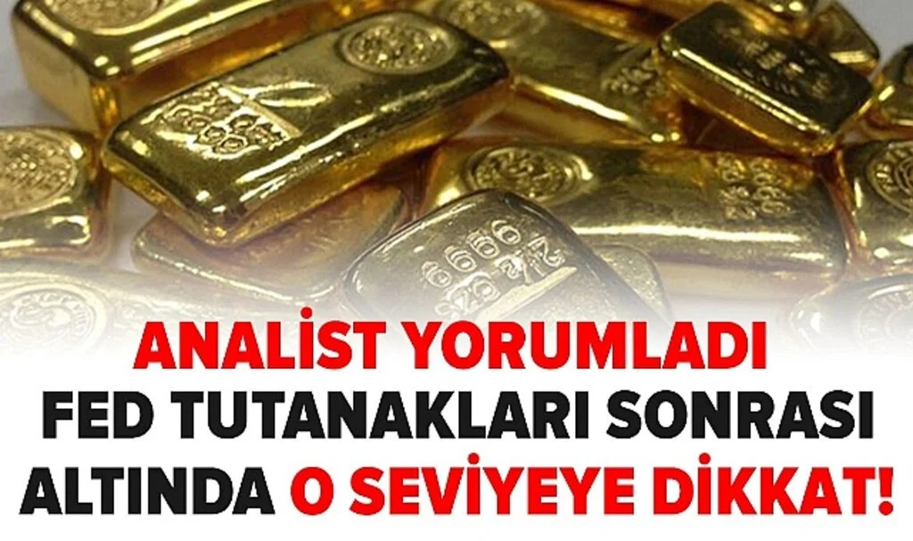 Fed tutanakları sonrası paraşütsüz düşen gram altında kritik eşiğe dikkat! O seviye kırılırsa...