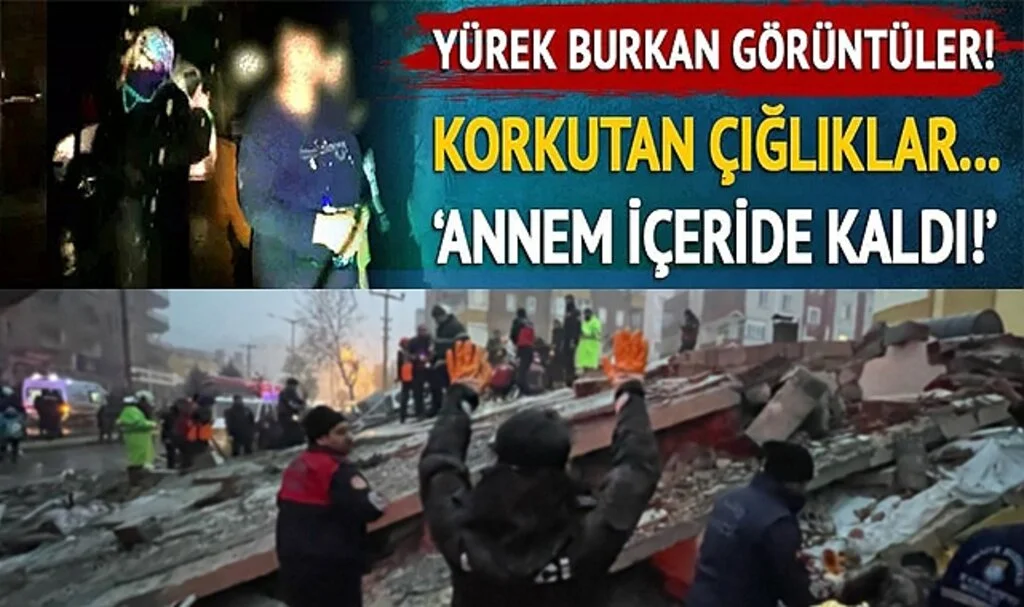 Gaziantep Depreminde Korkutan Çığlıklar! O Anlar Ortaya çıktı!