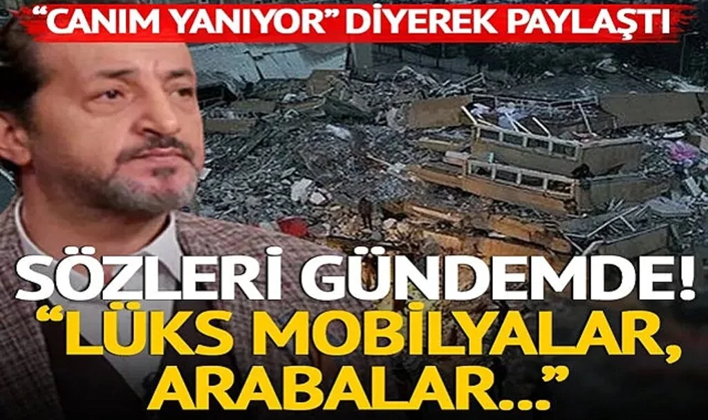 Günlerdir Kahramanmaraş'ta yemek yapıyordu! Mehmet Yalçınkaya "Lüks mobilyalar boş, arabalar boş..." dedi ve ekledi