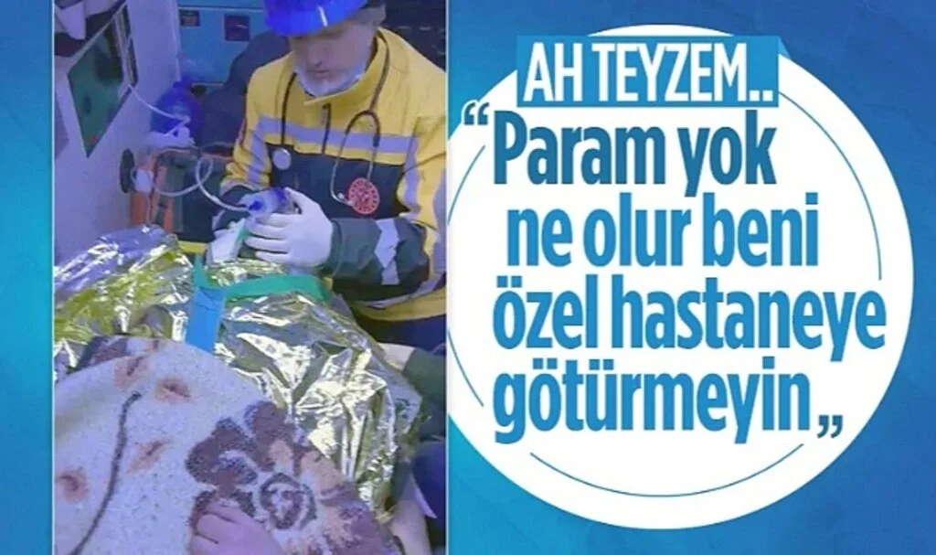 Hatay'da Kurtarılan Kadın: Param Yok, Beni Özele Götürmeyin