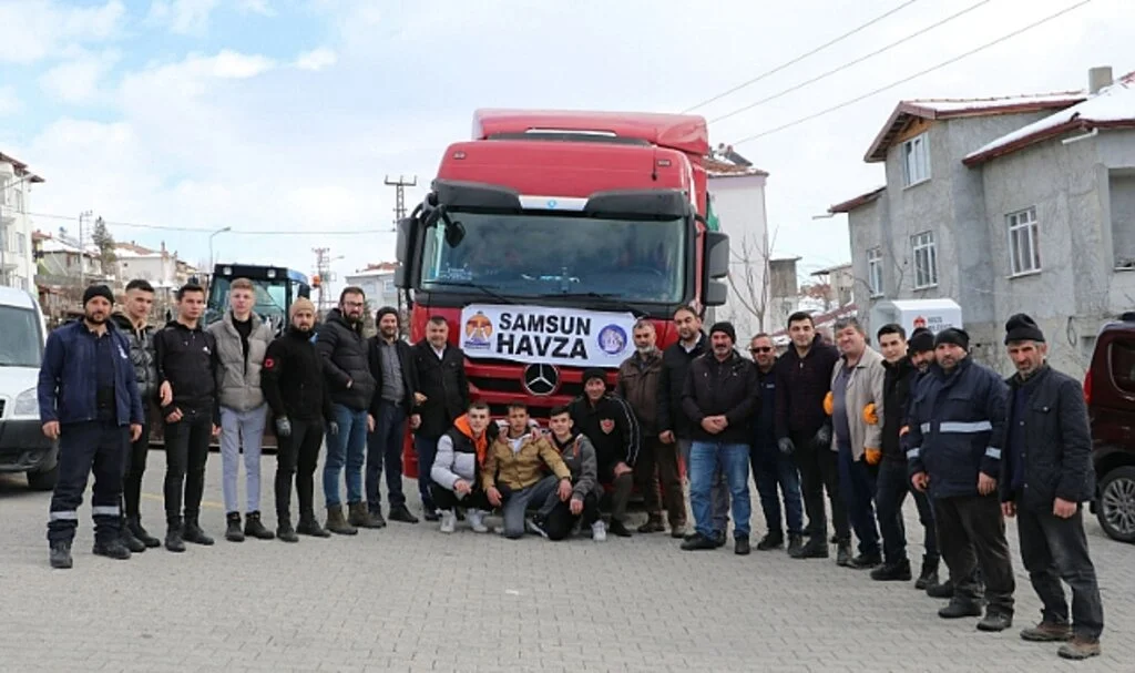 Havza'dan Gönülleri Isıtan Destek 