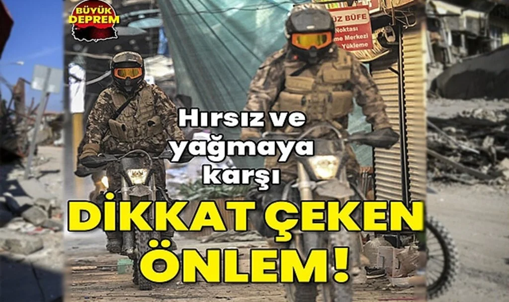 Hırsız ve Yağmaya Karşı Dikkat Çeken Önlem!