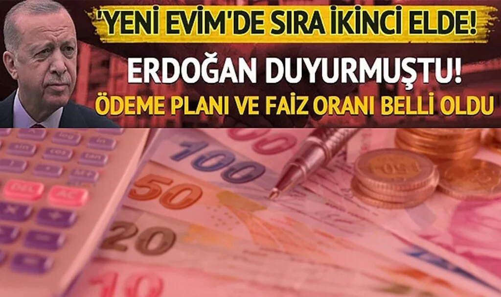 İkinci el konut projesi geliyor! Ev sahibi olmak isteyenlere yeni kampanya... 0,99'a kredi ve 180 ay vade!