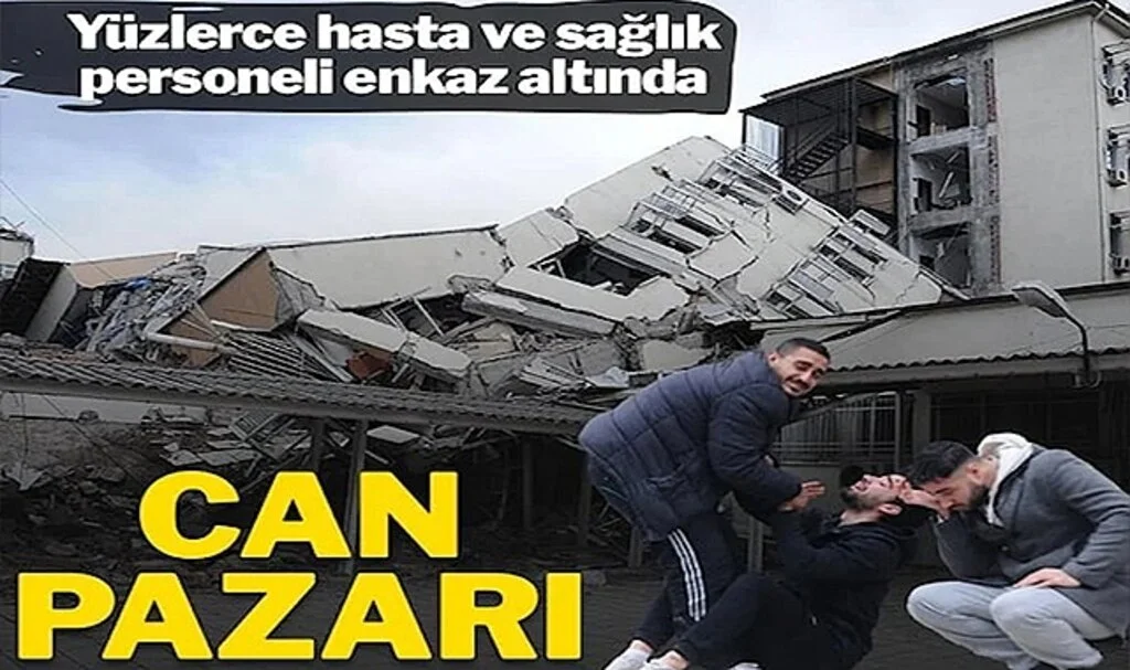 İskenderun'da Can Pazarı… Yüzlerce Hasta ve Sağlık Personeli Enkaz Altında