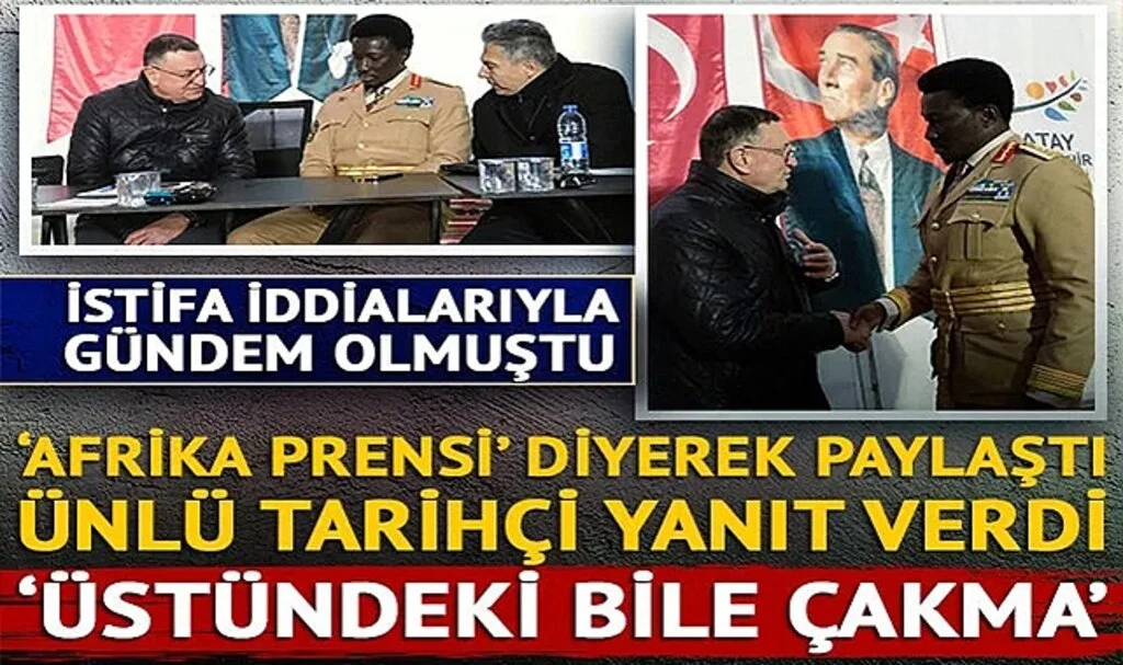 İstifa iddialarıyla gündem olan Lütfü Savaş 'Afrika Prensi' diyerek paylaştı ünlü tarihçiden yanıt gecikmedi! 'Üstündeki bile çakma...'