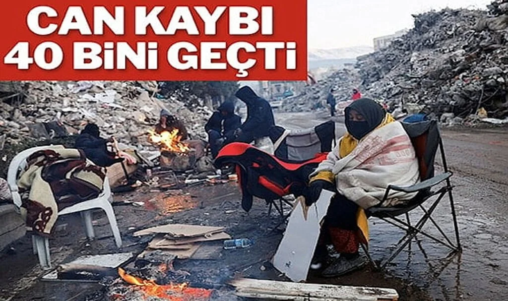 Kahramanmaraş Depremlerinde Can Kaybı 40 Bini Geçti