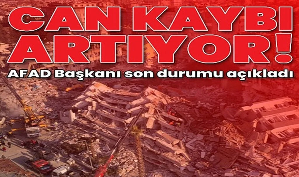 Kahramanmaraş Merkezli Depremde Can Kaybı Artıyor