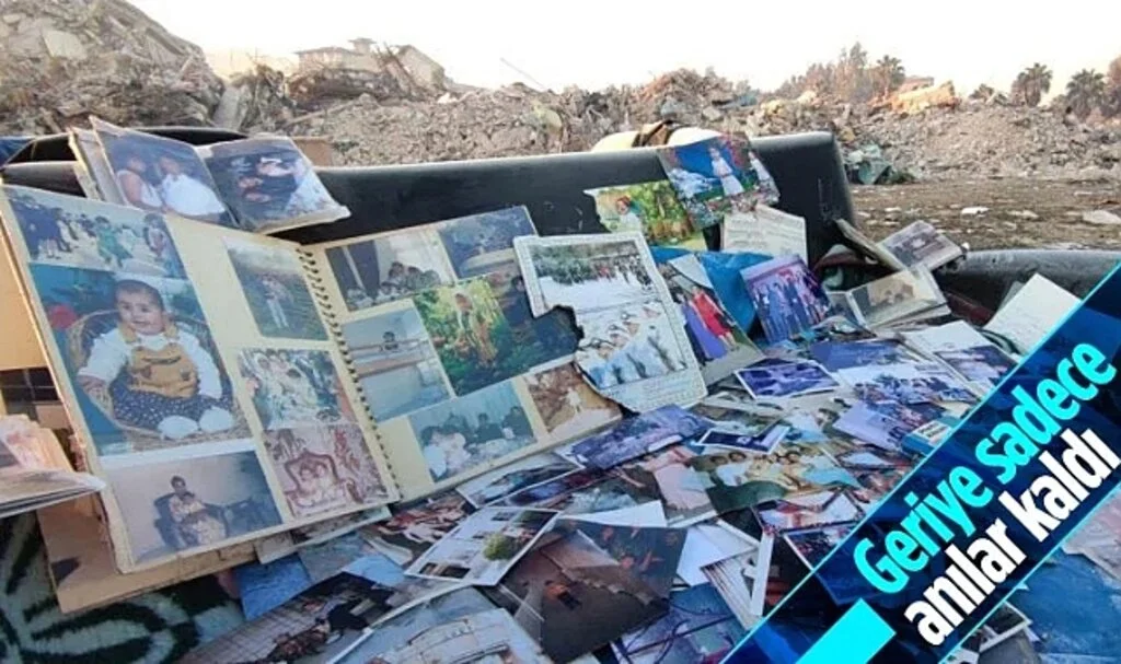 Kahramanmaraş merkezli depremden geriye hatıralar kaldı