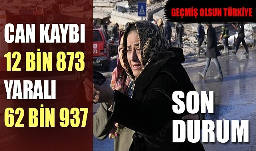 Kahramanmaraş Merkezli Depremlerde Can Kaybı ve Yaralı Sayısı Son Durum