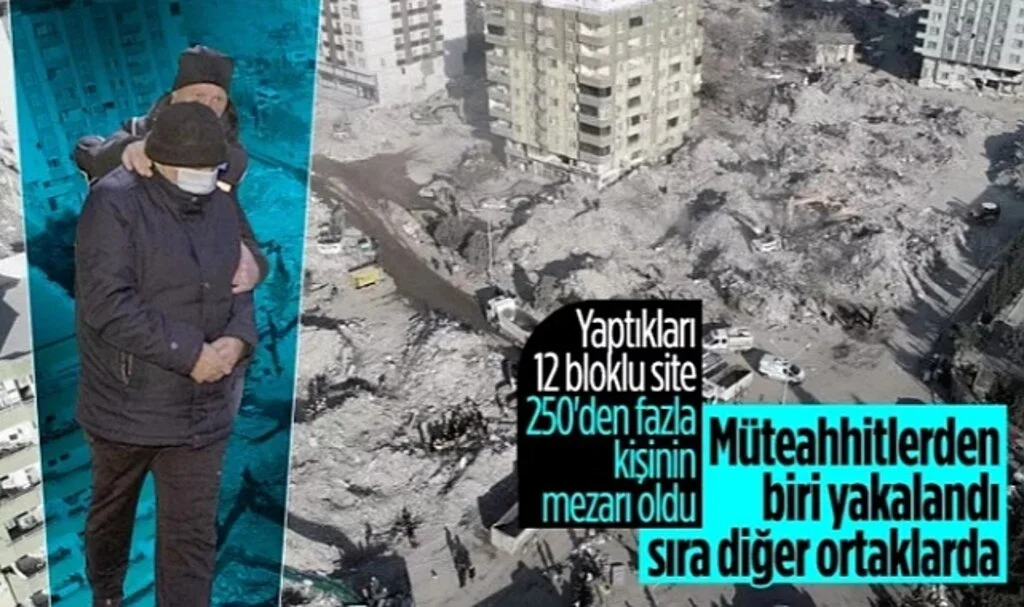 Kahramanmaraş'ta yıkılan Ebrar Sitesi'nin müteahhitlerinden biri tutuklandı