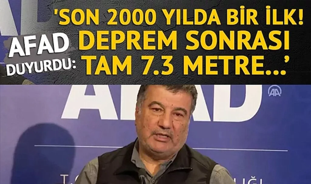 Kahramanmaraş'taki depremle ilgili AFAD'dan açıklama! "7,3 metreye kadar ulaştı" diyerek uyardı: 2000 yıllık en büyük yer değişimi