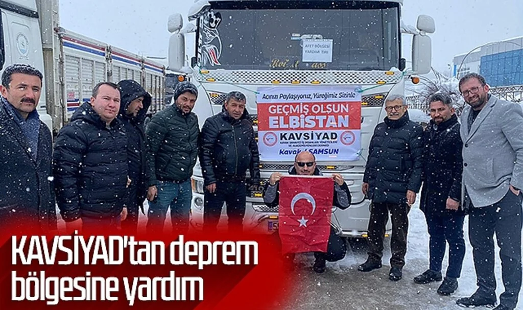 KAVSİYAD'tan Deprem Bölgesine Yardım