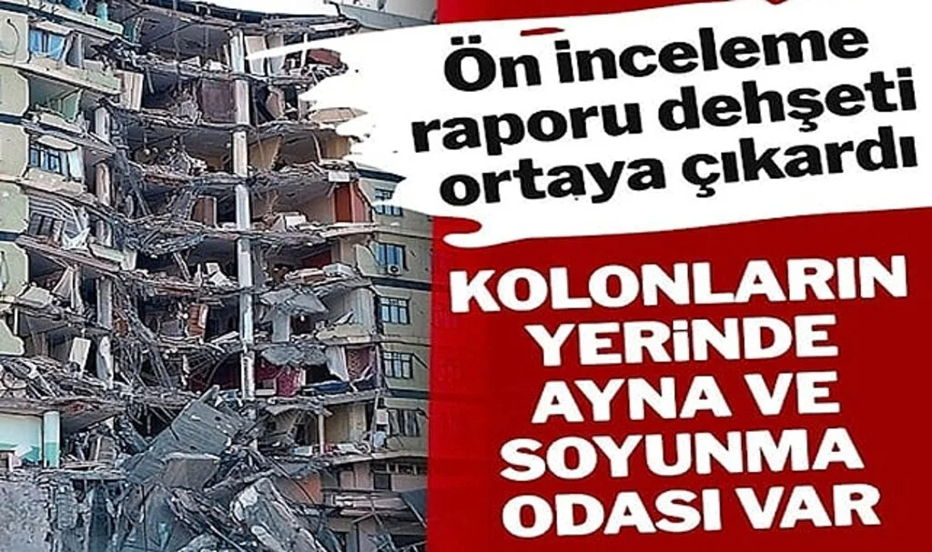 Kesilen Kolonun Yerine Ayna ve Soyunma Dolabı Koymuşlar