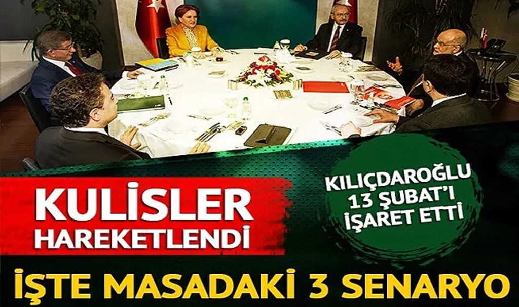 Kılıçdaroğlu, '13 Şubat' dedi, kulisler hareketlendi! İşte aday sürecinde masadaki 3 senaryo