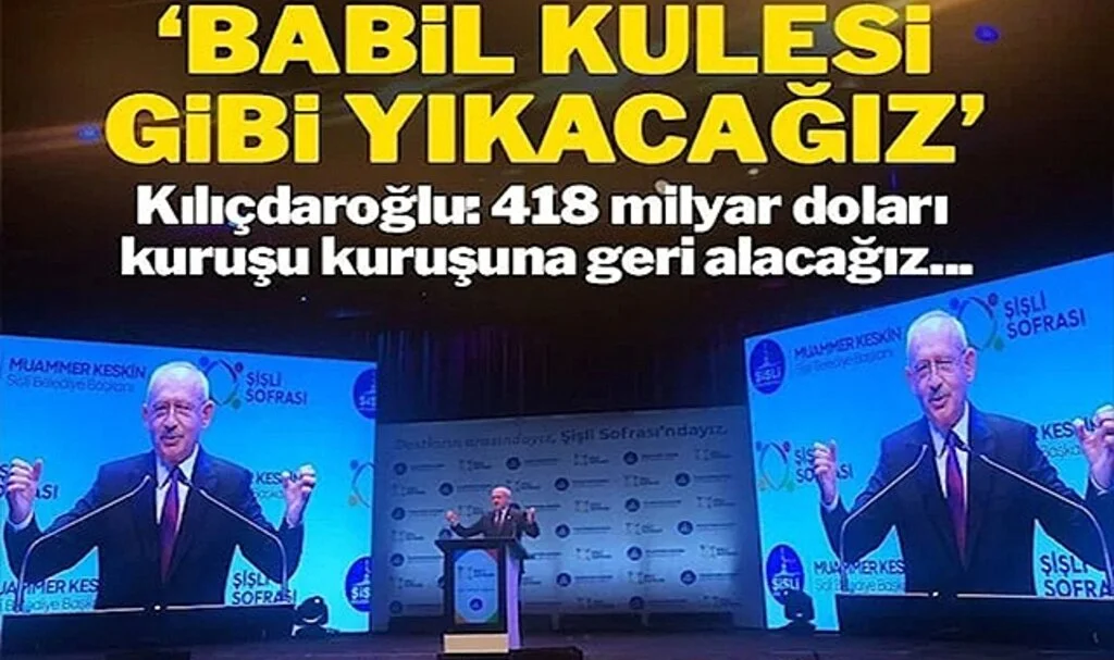 Kılıçdaroğlu: Egemenlerin Düzenini Yıkacağız