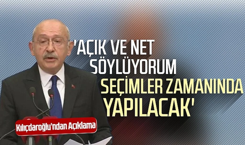 Kılıçdaroğlu'ndan depremin 10. gününde iktidara sert mesaj: 'Açık ve net söylüyorum, seçimler zamanında yapılacak'