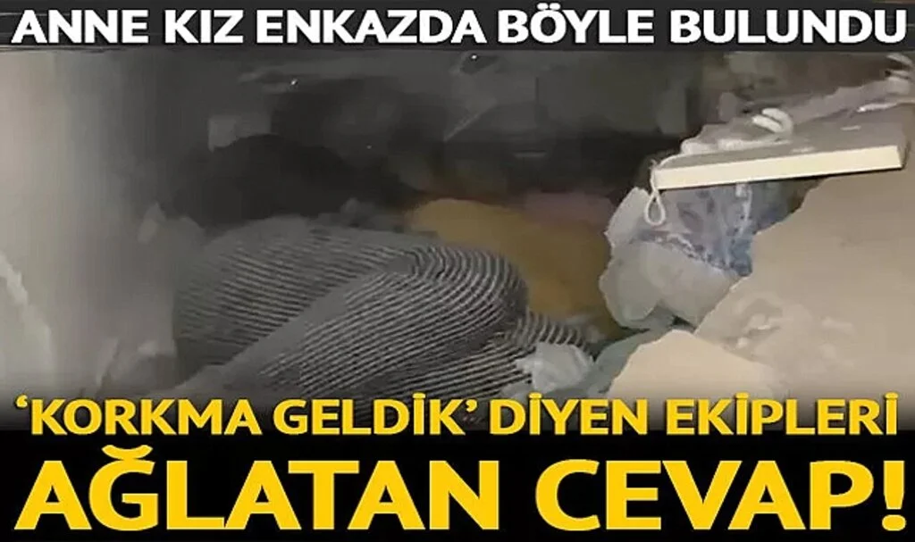 "Korkma, geldik" diyen ekiplere minik Sare'den ağlatan cevap! "Acele etmeyin, bir şeyim yok"