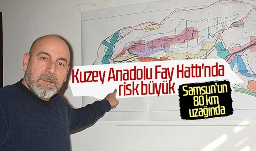 Kuzey Anadolu Fay Hattı'nda risk büyük! Samsun’un 80 km uzağında...