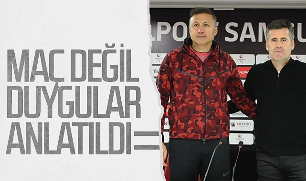 Maç değil duygular anlatıldı