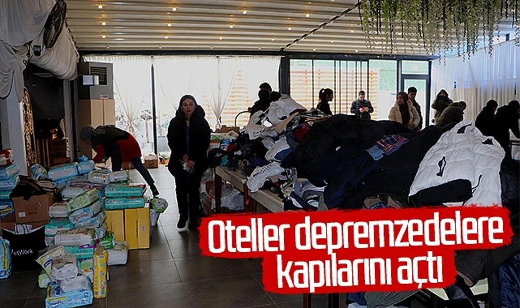 Samsun'da Oteller Depremzedelere Kapılarını Açtı