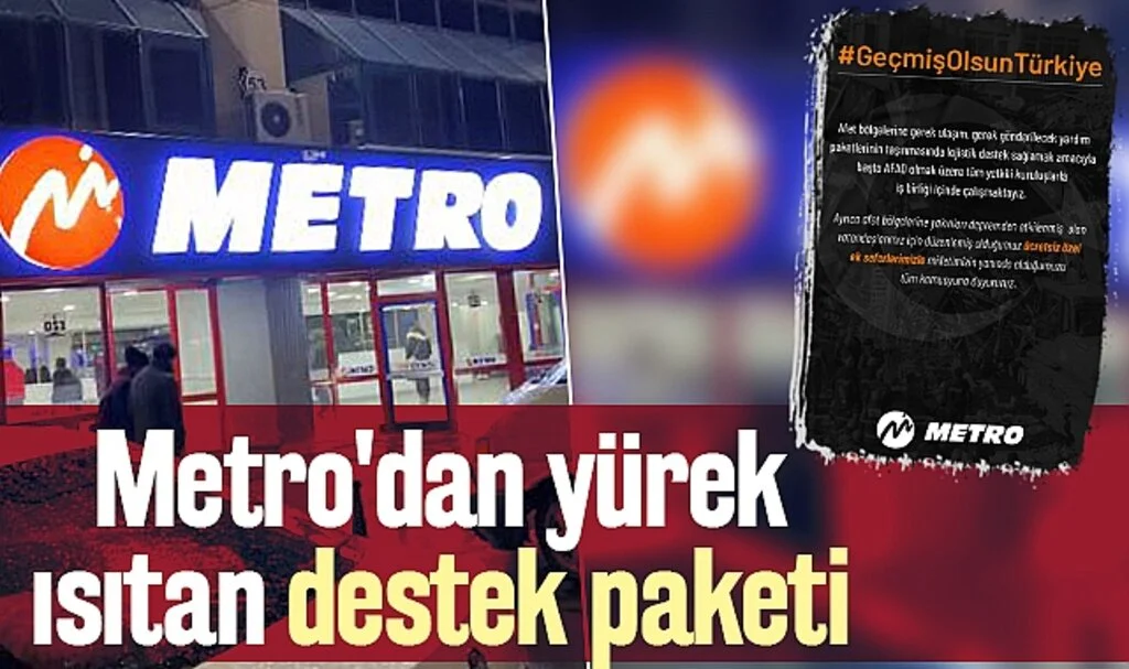 Metro'dan Yürek Isıtan Destek Paketi