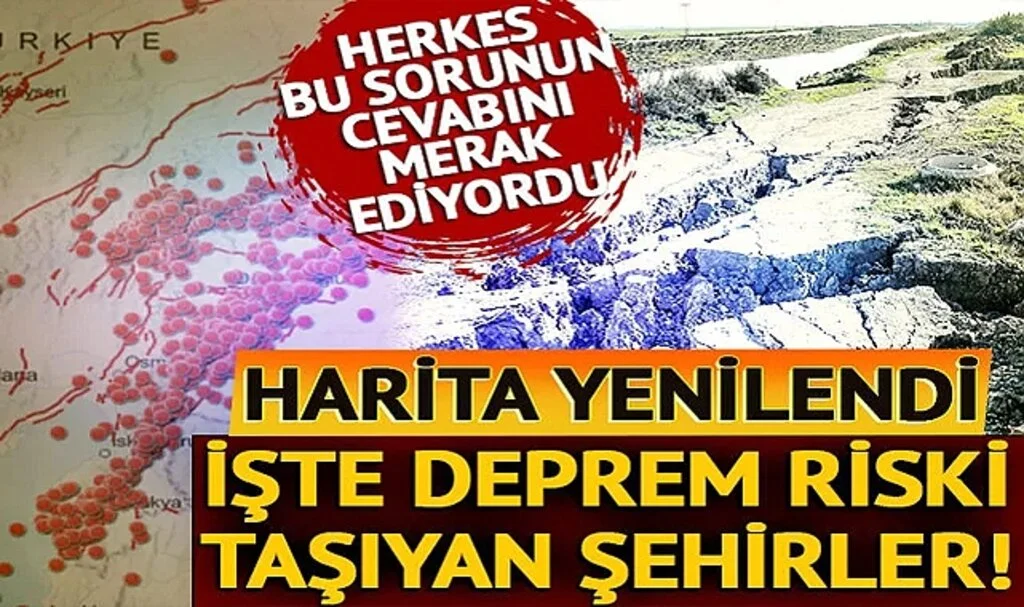 MTA diri fay haritası yenilendi! İşte Türkiye'de deprem riski taşıyan iller