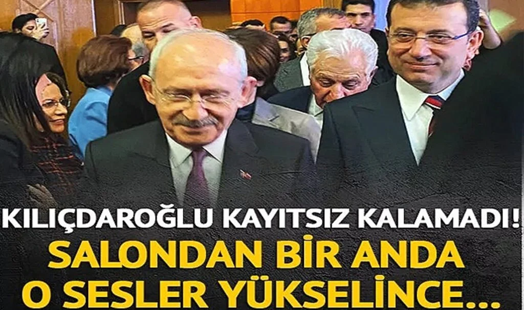 Salondan o sesler yükseldi... CHP lideri Kılıçdaroğlu sloganların ardından böyle seslendi 'İktidar istiyorsanız...'