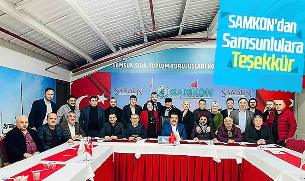 SAMKON'dan Samsunlulara Teşekkür