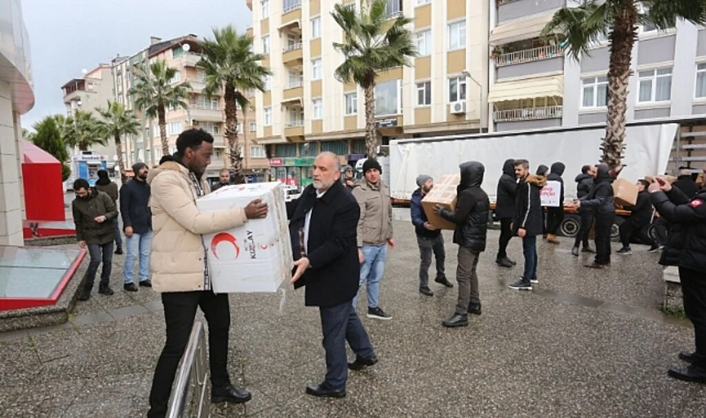Samsun Canik’ten Yardım Seferberliği 