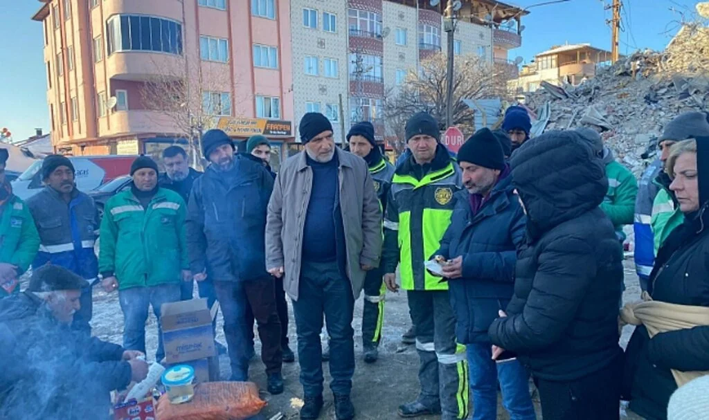 Samsun Canik Tüm İmkanlarıyla Deprem Bölgesinde 
