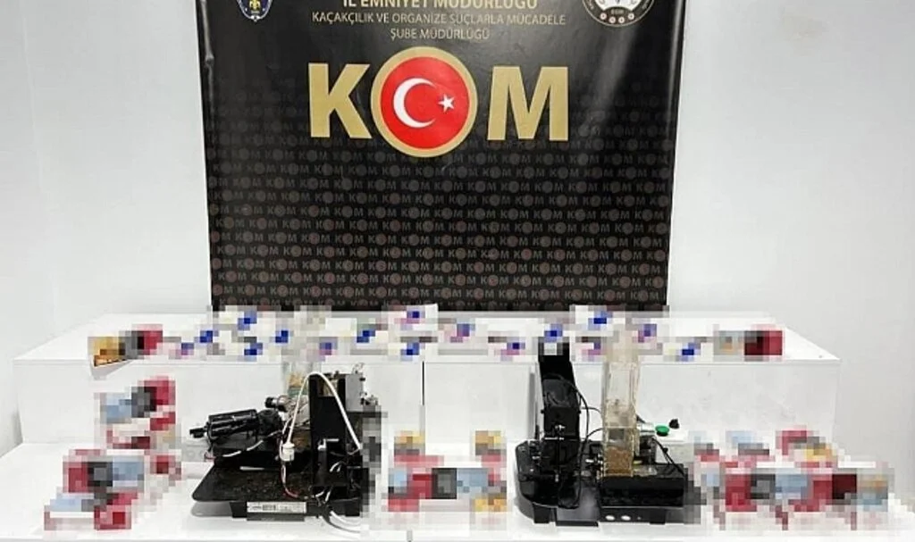 Samsun'da 7 Bin 200 Dal Makaron Ele Geçirildi