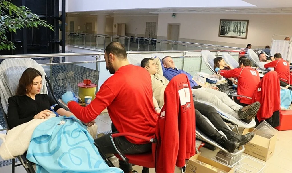 Samsun'da Adliye Personelinden Deprem Bölgesi İçin Kan Bağışı