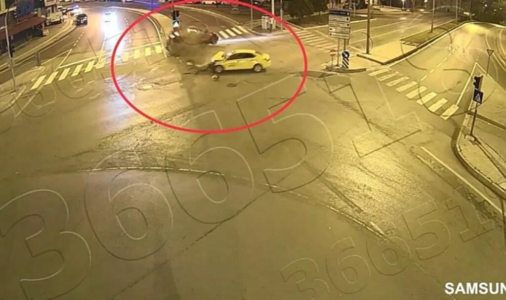 Samsun'da Aşırı Hız Kazaları Kamerada