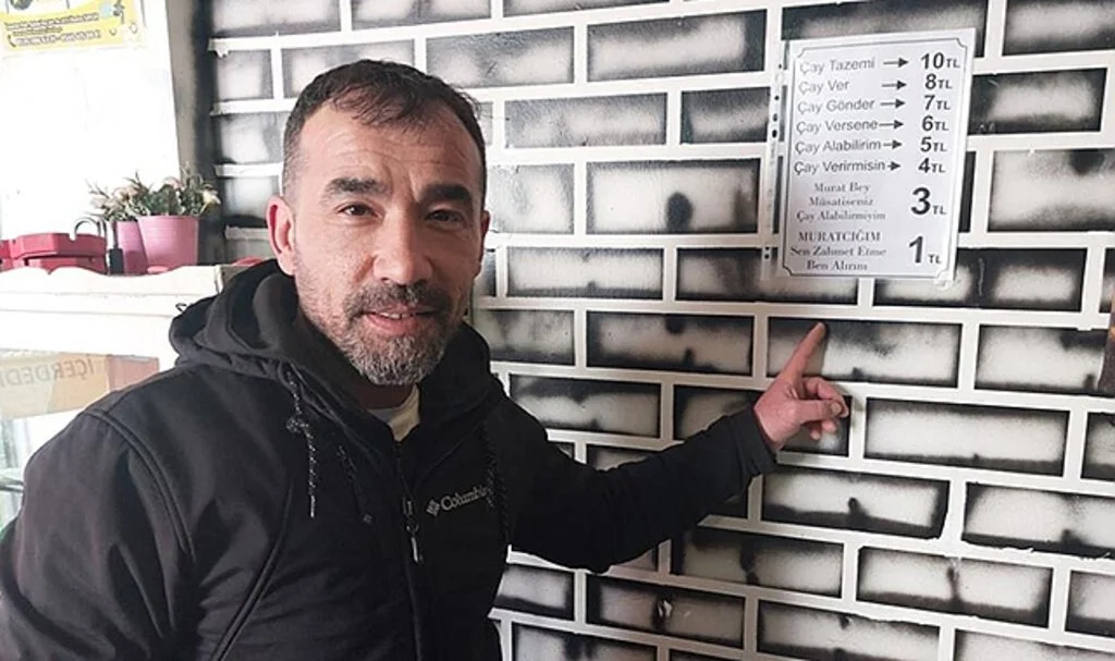 Samsun'da Esnaftan Gülümseten Çay Tarifesi