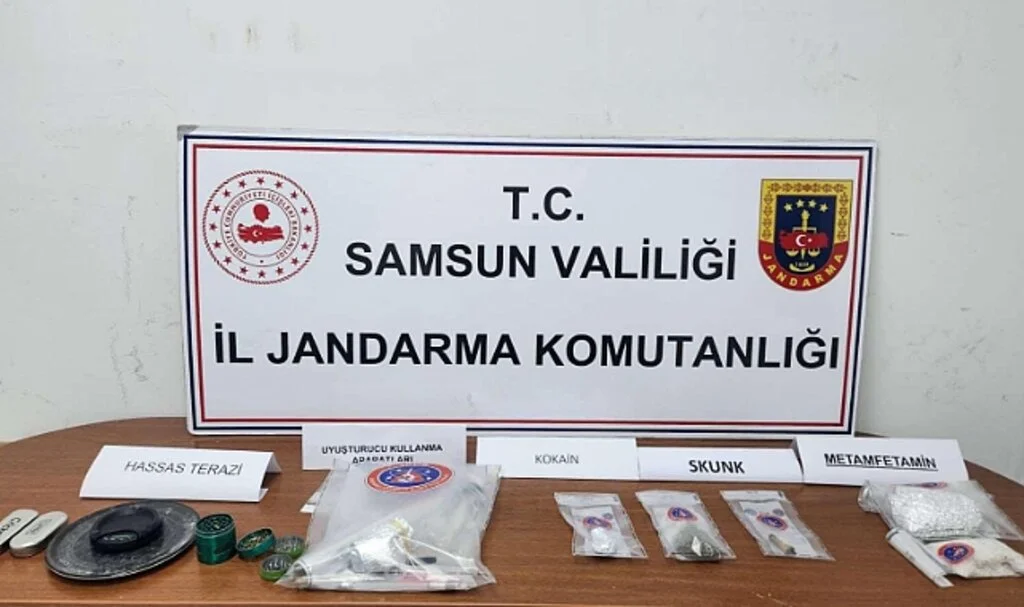 Samsun'da Uyuşturucu Operasyonunda 2 Zanlı Yakalandı