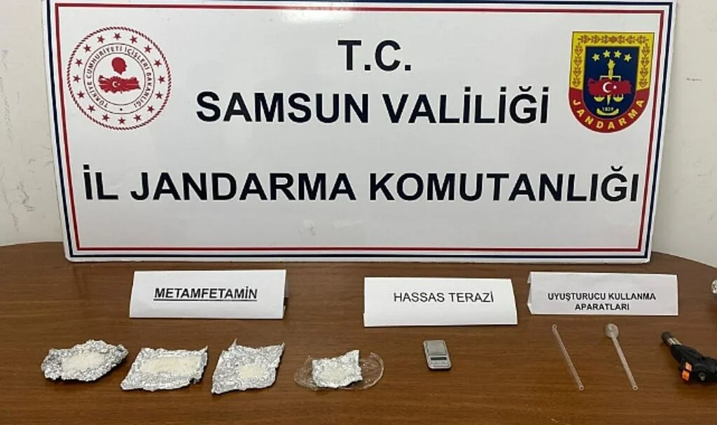 Samsun'da Uyuşturucuyla Yakalanan Şahıs Gözaltına Alındı