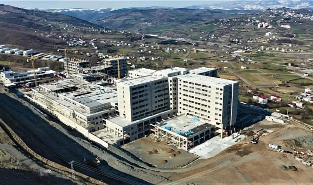 Samsun Şehir Hastanesi'nin Kaba İnşaatı Bitmek Üzere